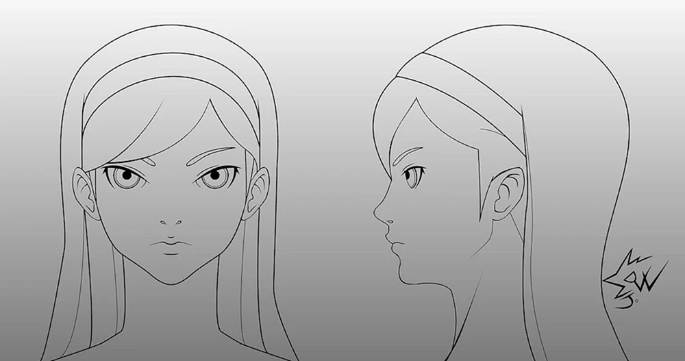 Anime-Kopf