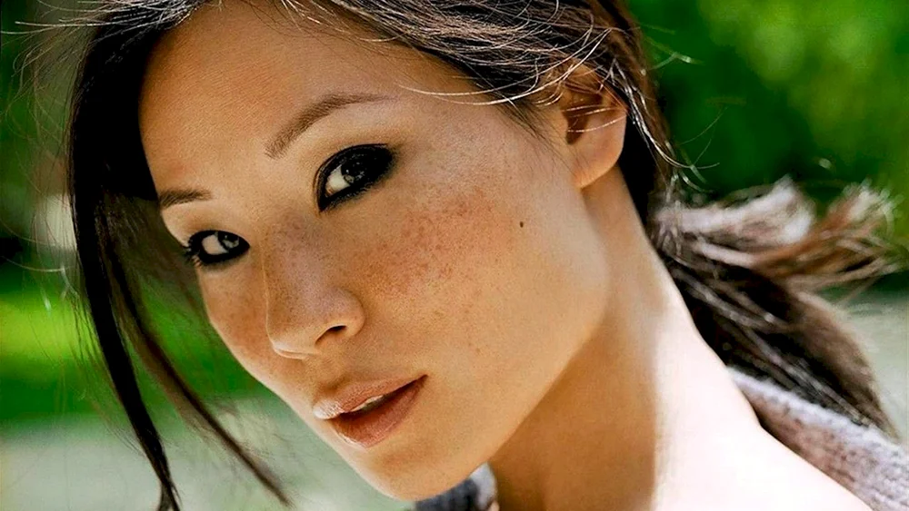 Schöne asiatische Mädchen