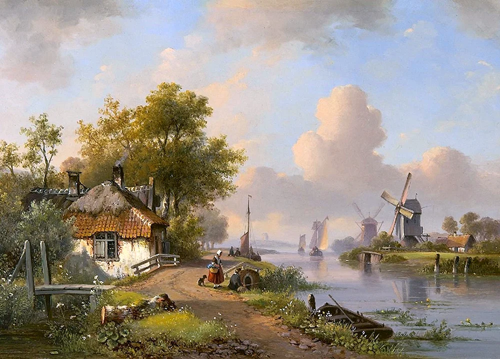 Lodewijk Johannes Kleijn Landschaftsmaler Charles Henri Joseph Leickert Charles Henri Joseph Leickert 1816- 1907 Belgien