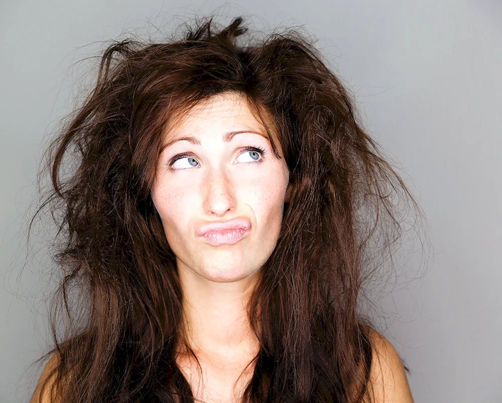 Stumpfes Haar