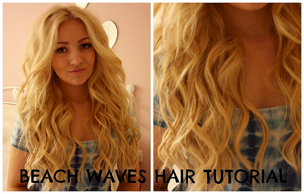 Leichte Locken für mittleres Haar
