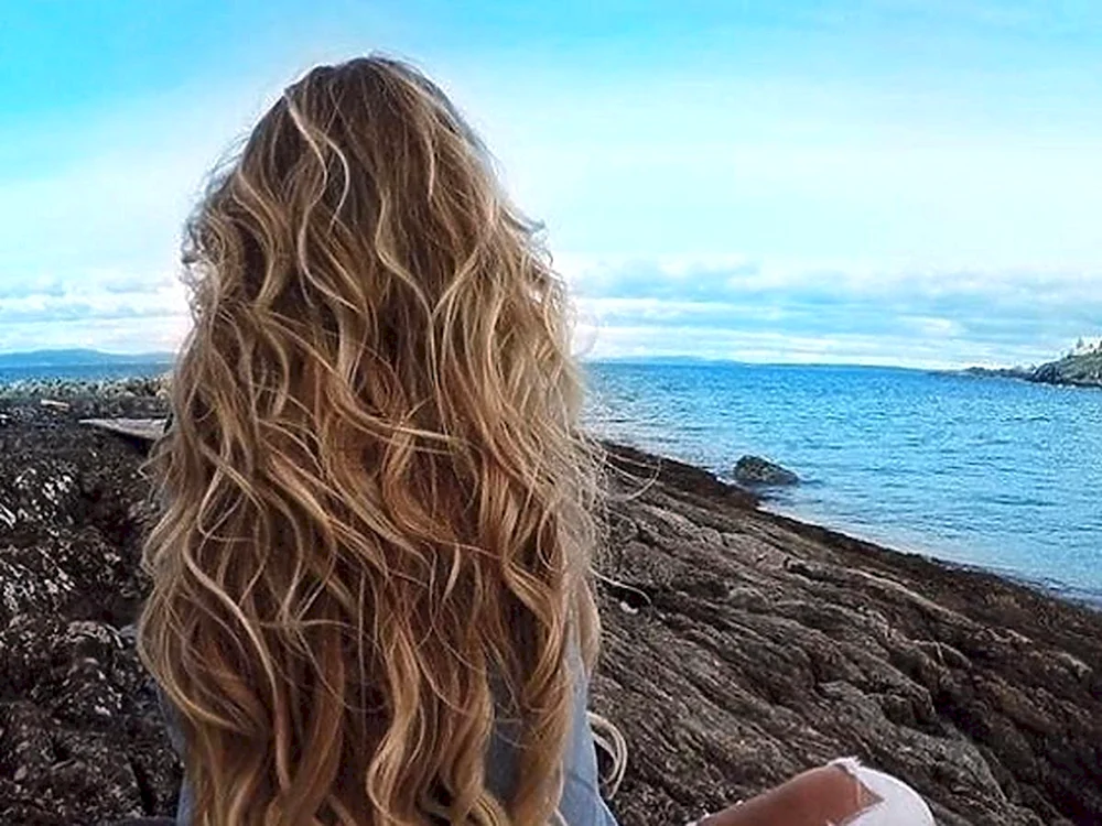 Looking Beach Waves