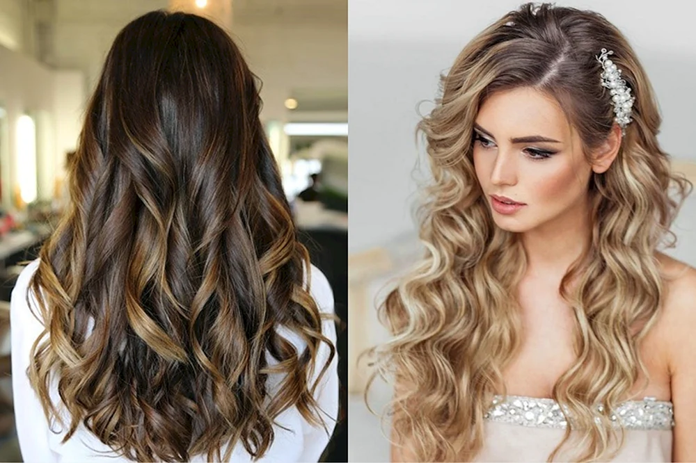 Leichte Locken für mittleres Haar