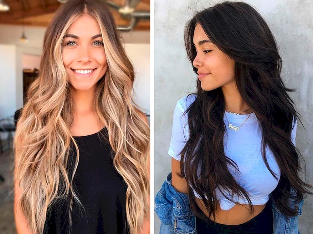 Locken für mittleres Haar