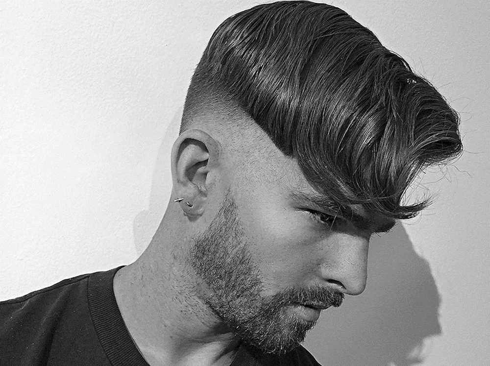 David Beckham Pompadour.
