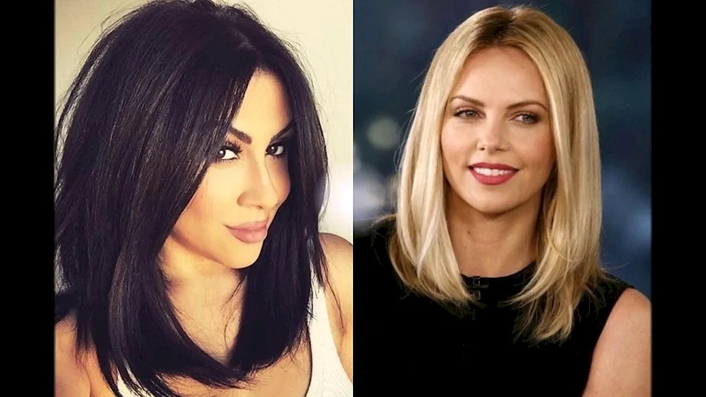 Lockige Frisuren für mittleres Haar. Haare