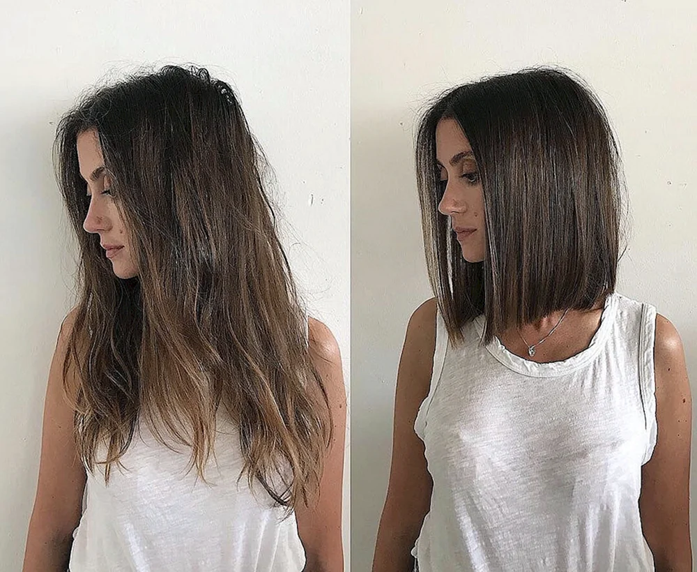 Langer Bob mit filigranem Pony