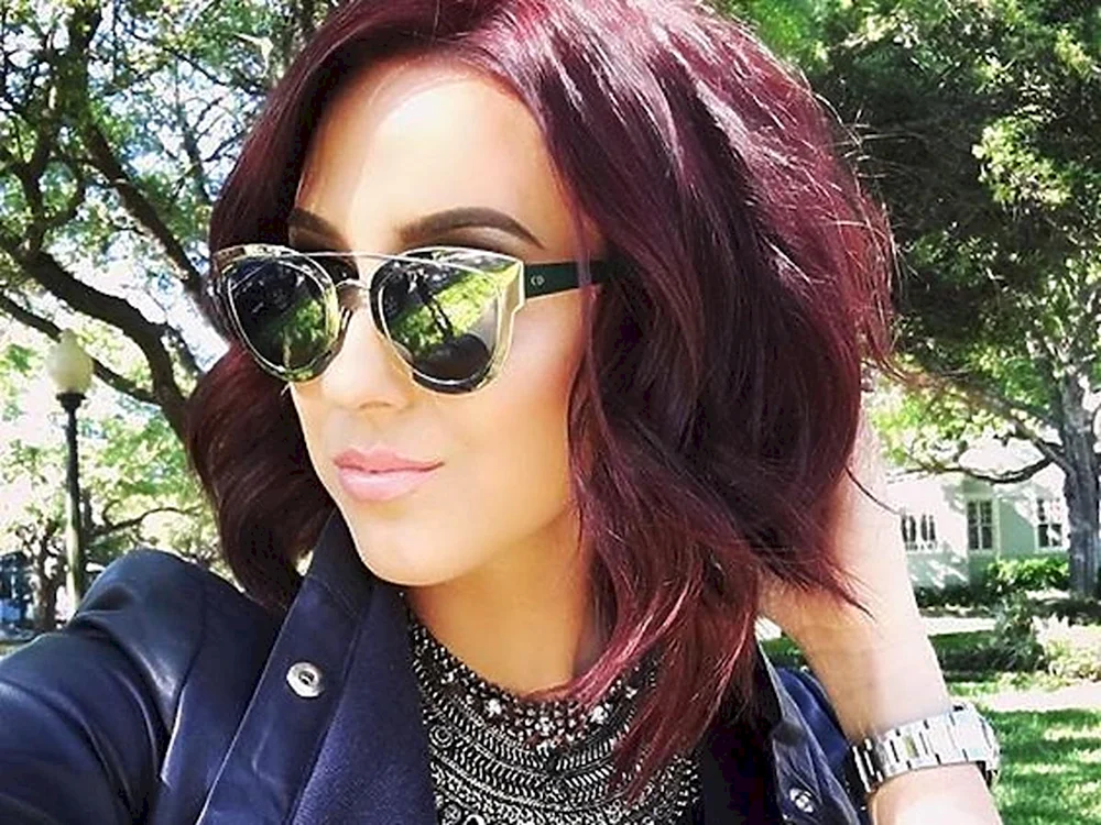 Burgundy Balayage