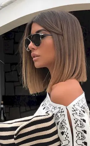 Long Bob Haircut Haarschnitt