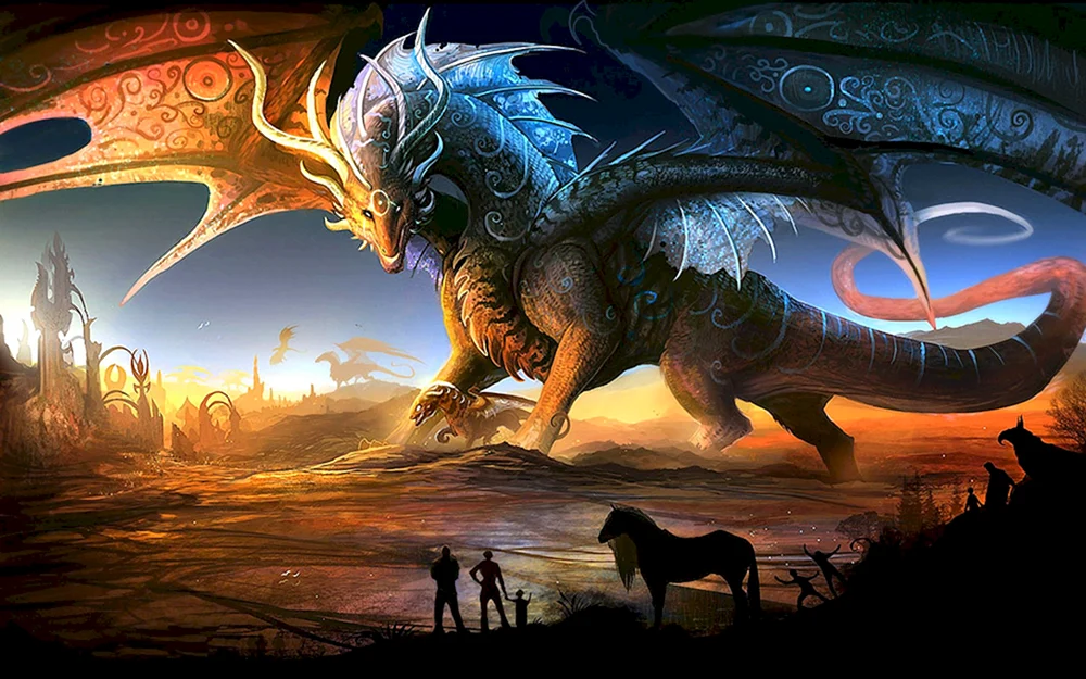 Lord Naavir goldener Drache