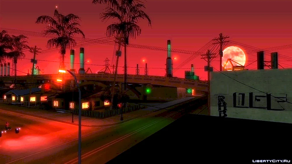 Los Santos in GTA San Andreas