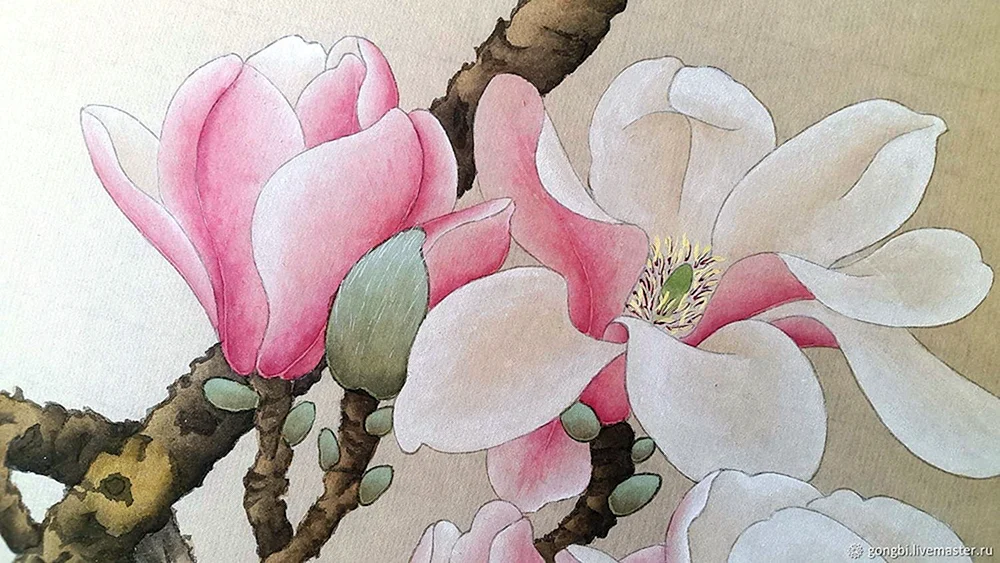 Lotus Gongbi
