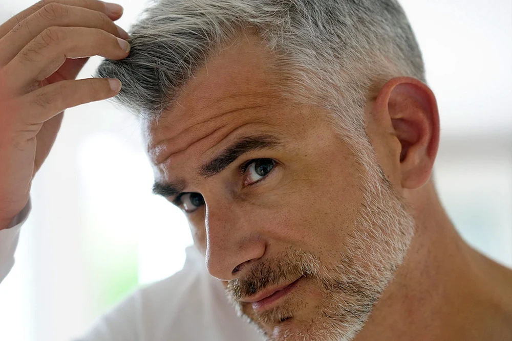 Lucas 2020 Graues Haar