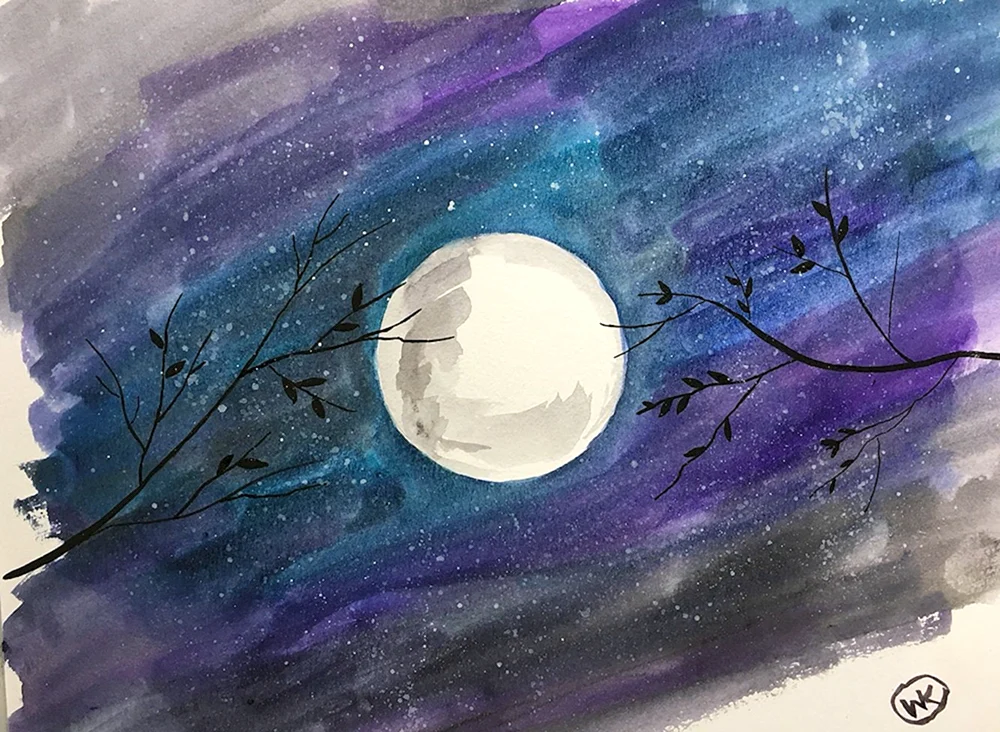Luna Aquarell