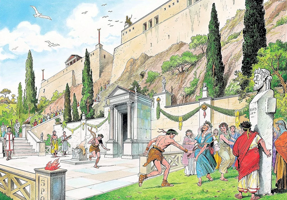Altes Griechenland Symposionsfest