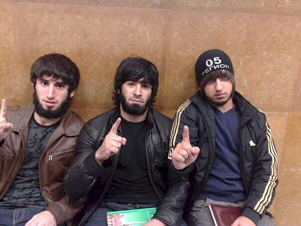 Araber mit langen Haaren