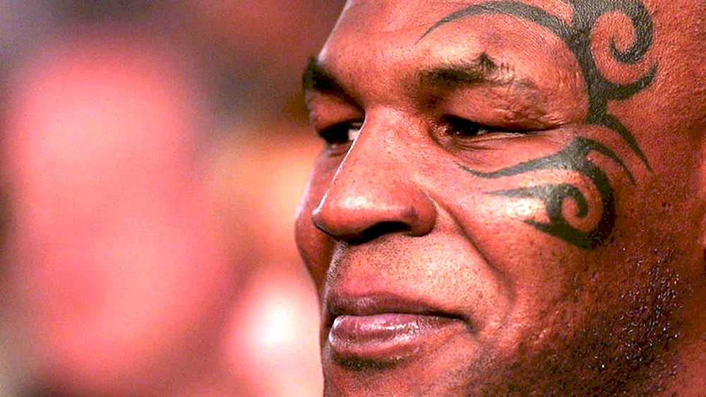 Mike Tysons Tattoo im Gesicht