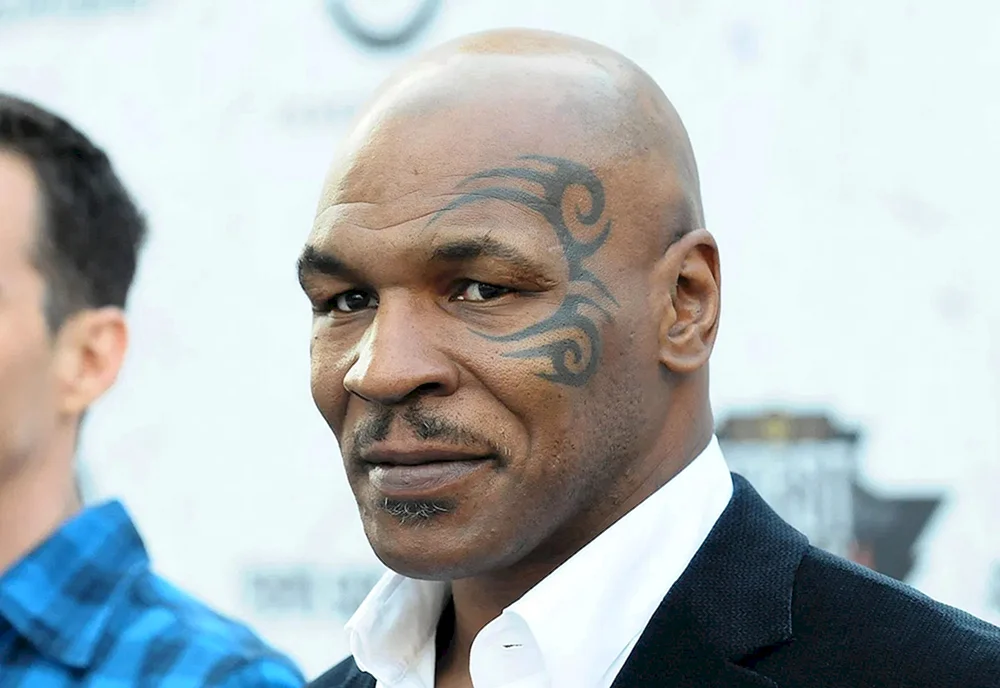 Mike Tysons Tattoo im Gesicht