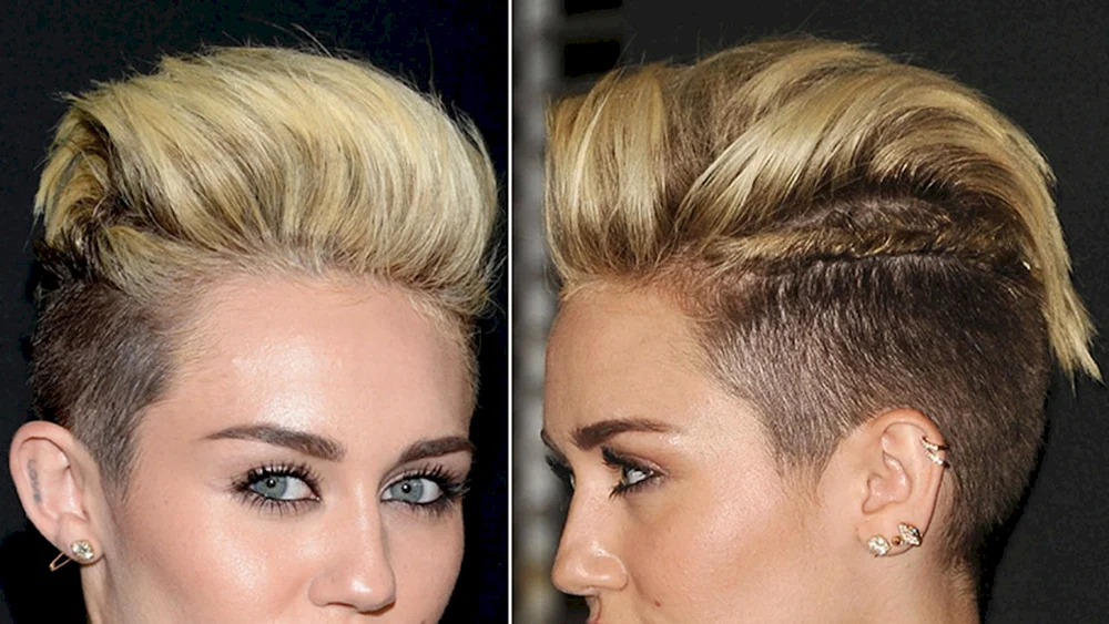 Miley Cyrus Pixie Undercut