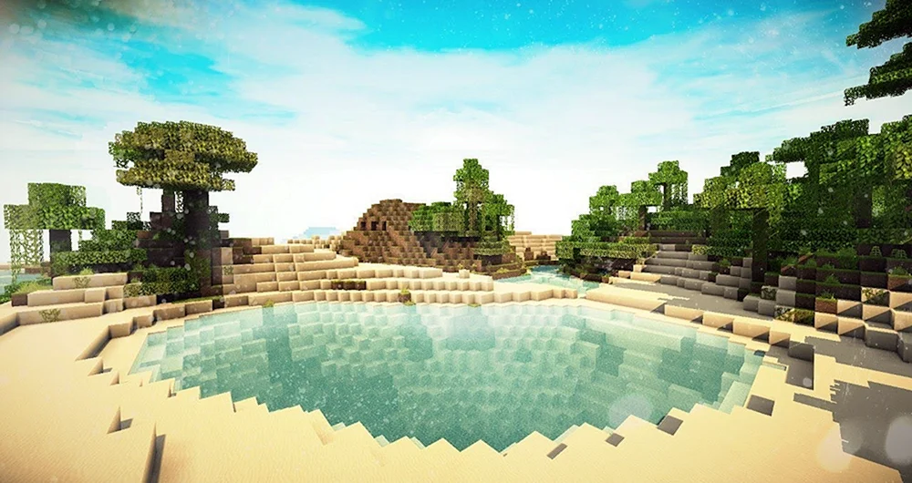 Biom Blumenwald in Minecraft