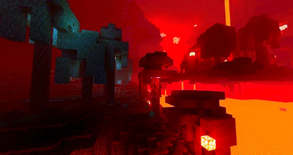 Maincraft Nether mit Shadern