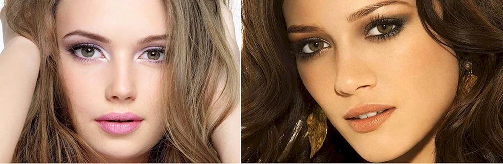 Make-up für haselnussbraune Augen