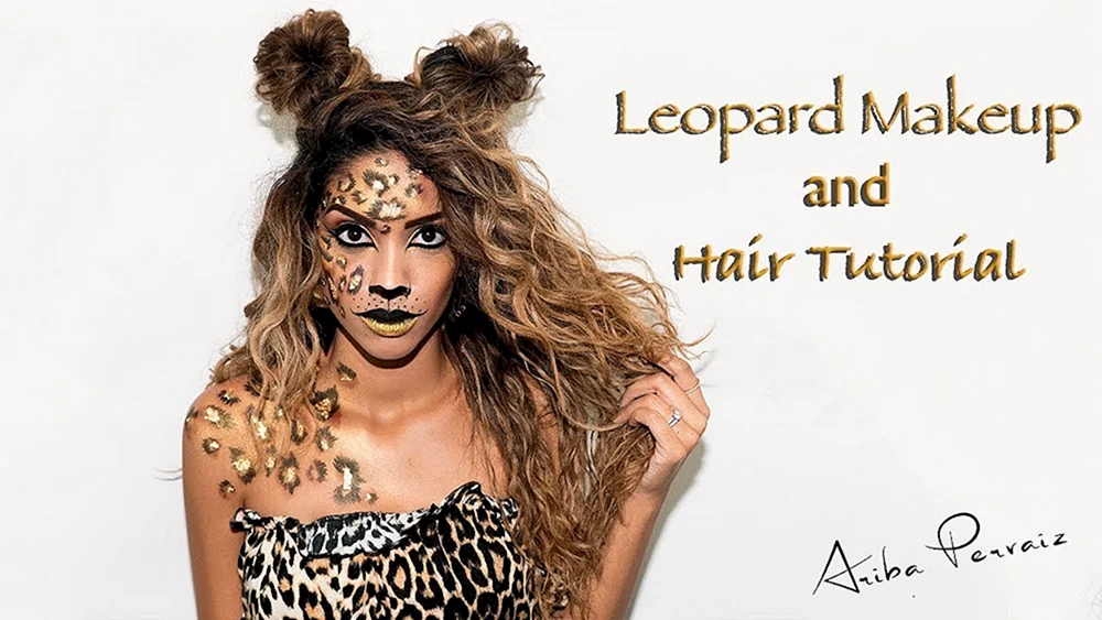 Leoparden-Makeup