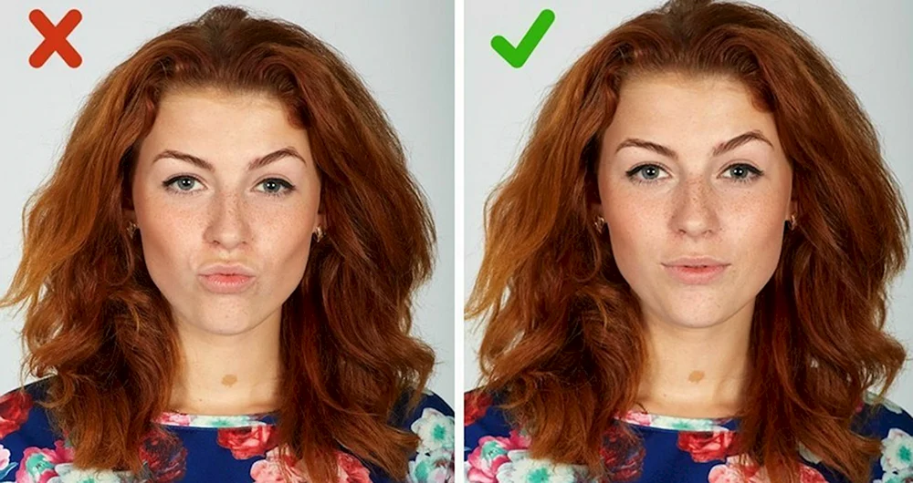 Make-up für Passfoto