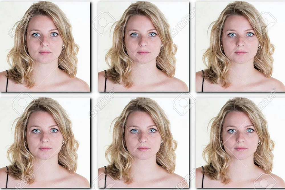 Make-up für den Pass