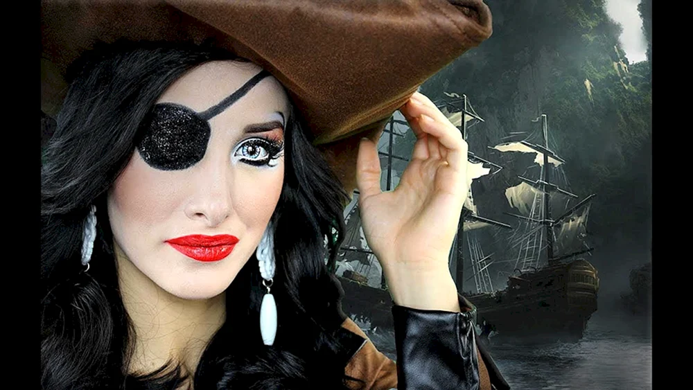 Piraten-Makeup
