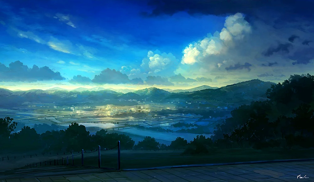 Makoto Shinkai Landschaften