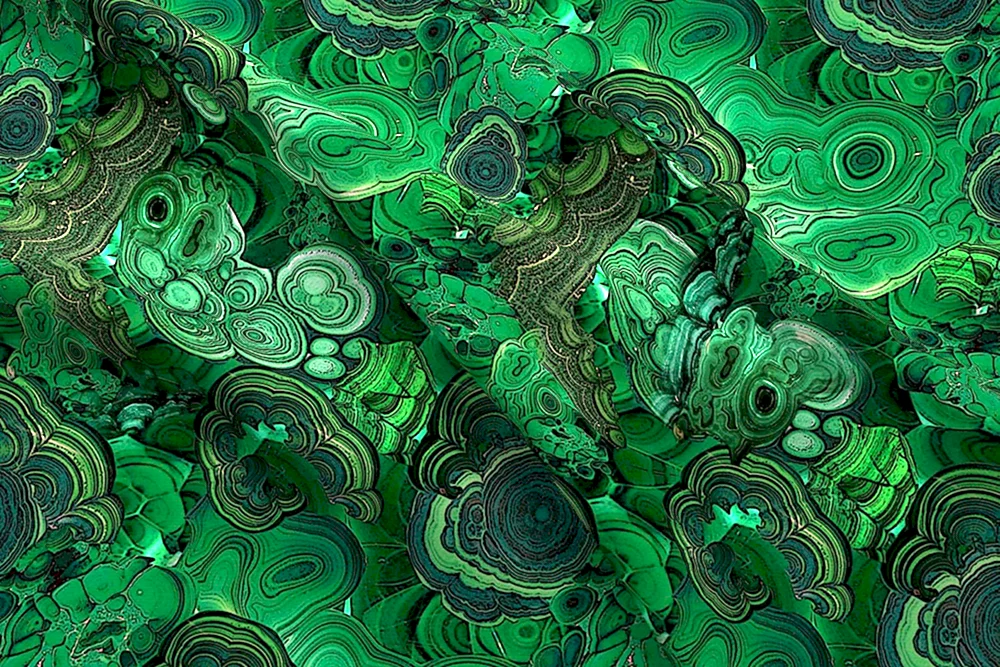 Malachit Stein Textur