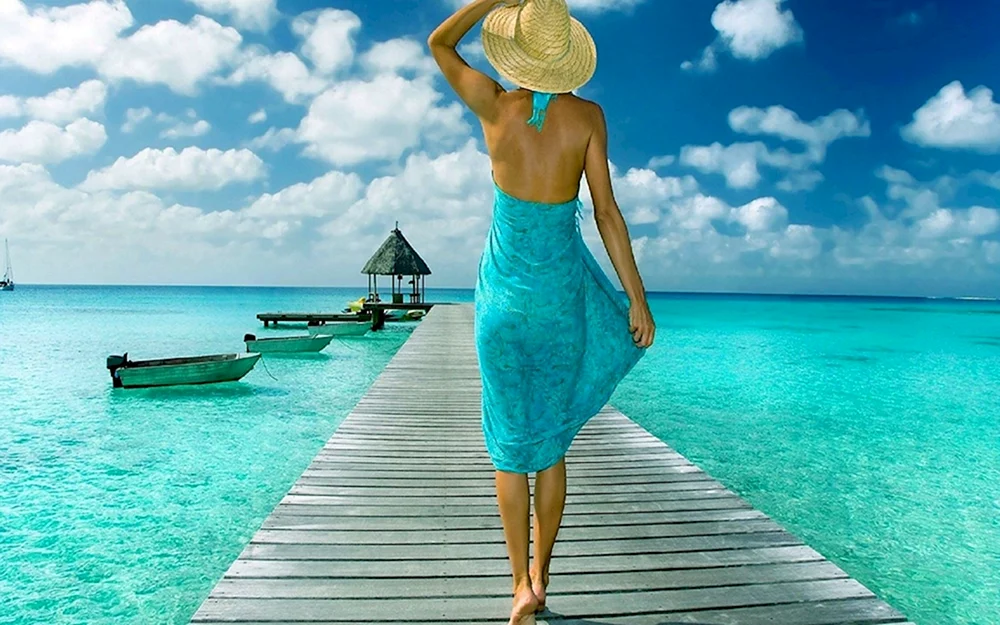 Mädchen am Meer