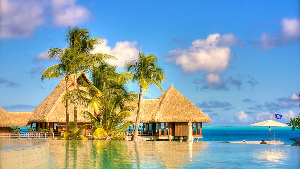 Maldiven Paradies Bungalow