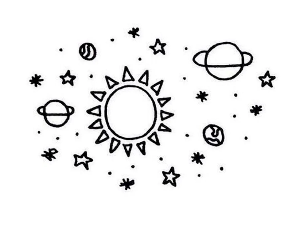 Cartoon Planeten