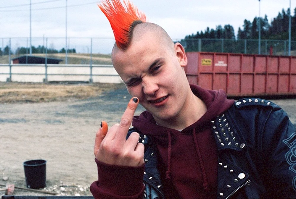 Punk's Chelsea haircut