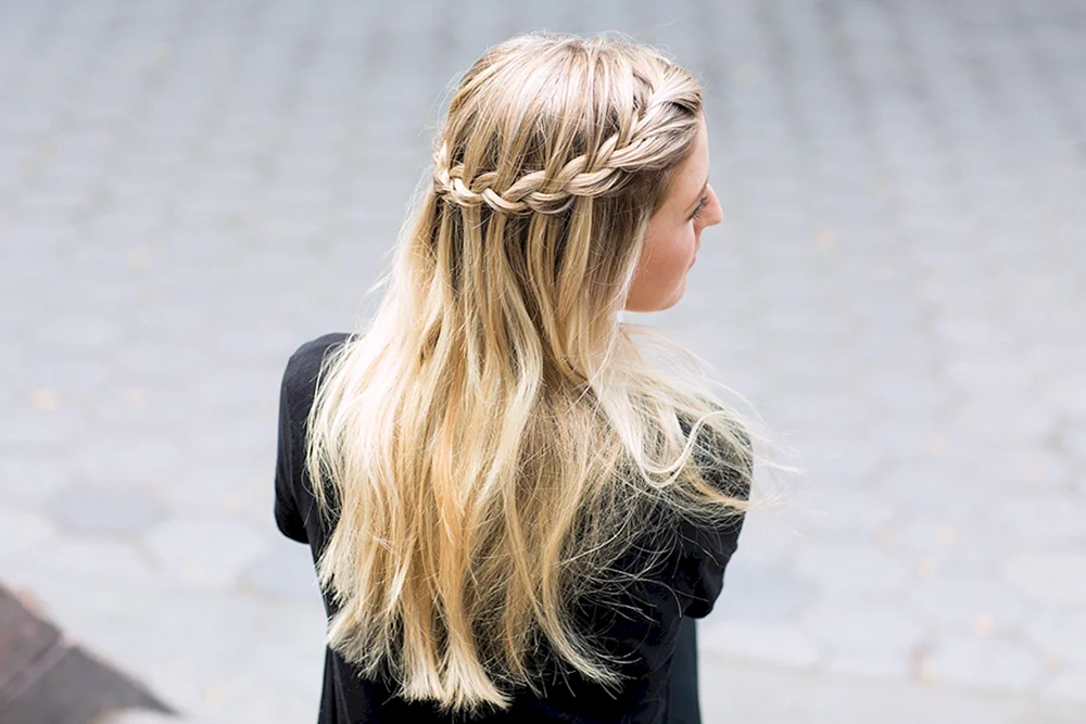Flechtfrisuren mit Zöpfen