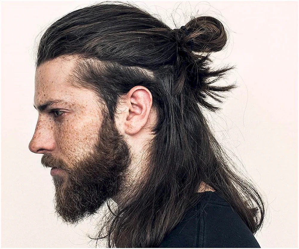 Männerdutt Haarknoten