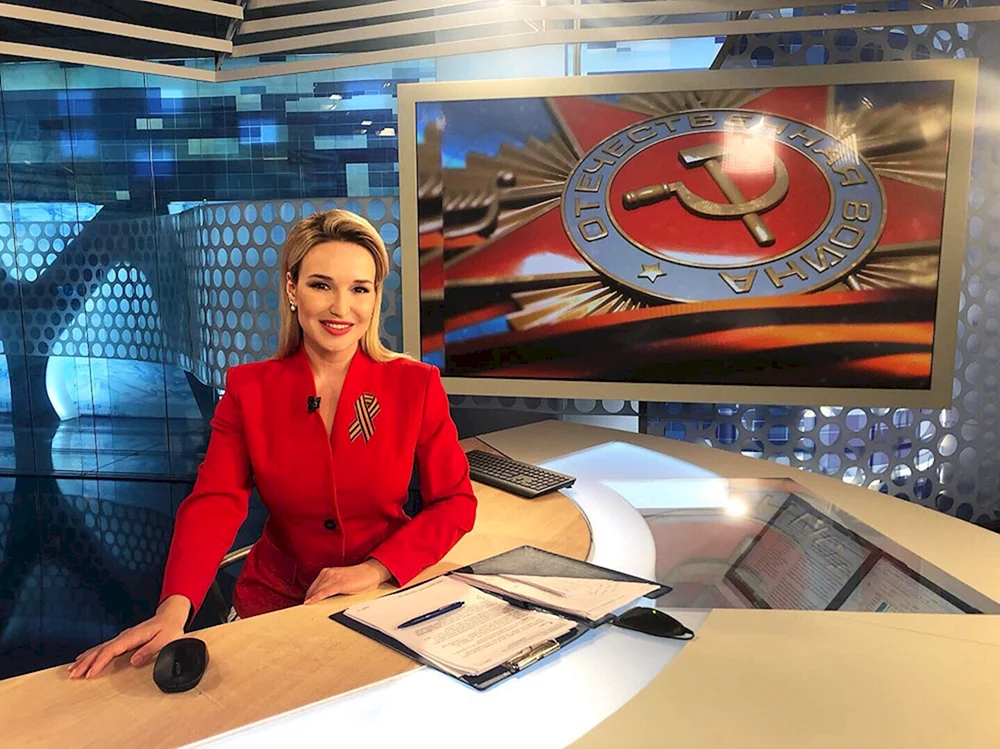 Maria Vasilyeva TV-Moderatorin von Kanal 1