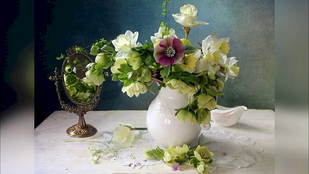 Marina Filatova Fotografie Stillleben mit Frühlingsblumen