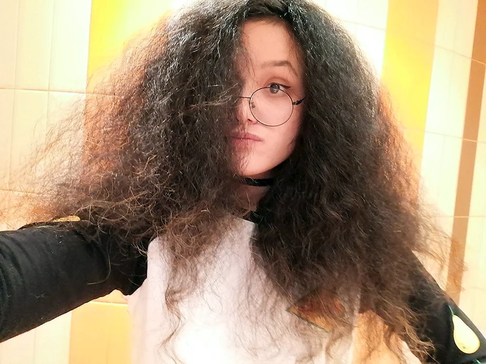 Ungepflegtes Haar