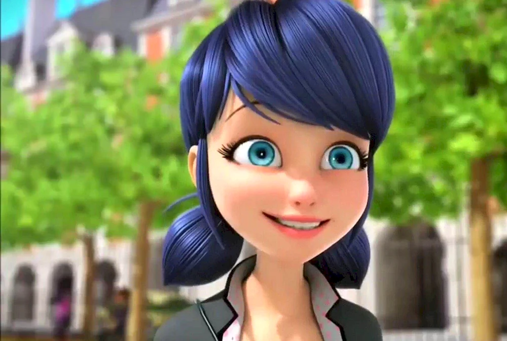 Marinette Dupin Chen. Chen mit offenem Haar Marinette Dupont- Chen