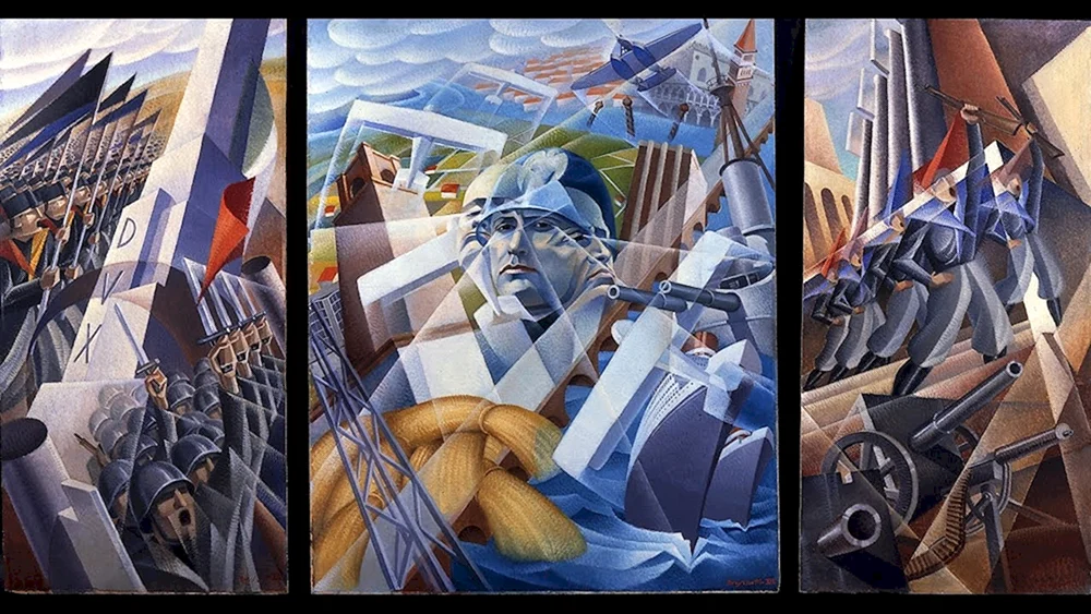 Marinetti Futurismus Gemälde