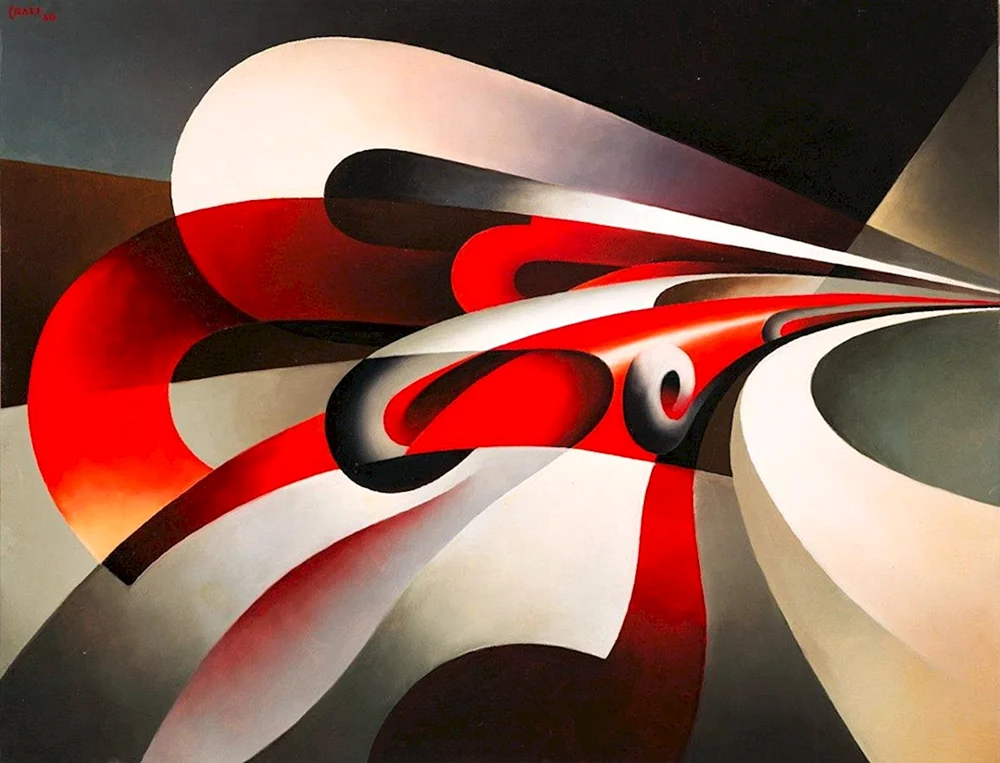 Marinetti Futurismus-Gemälde