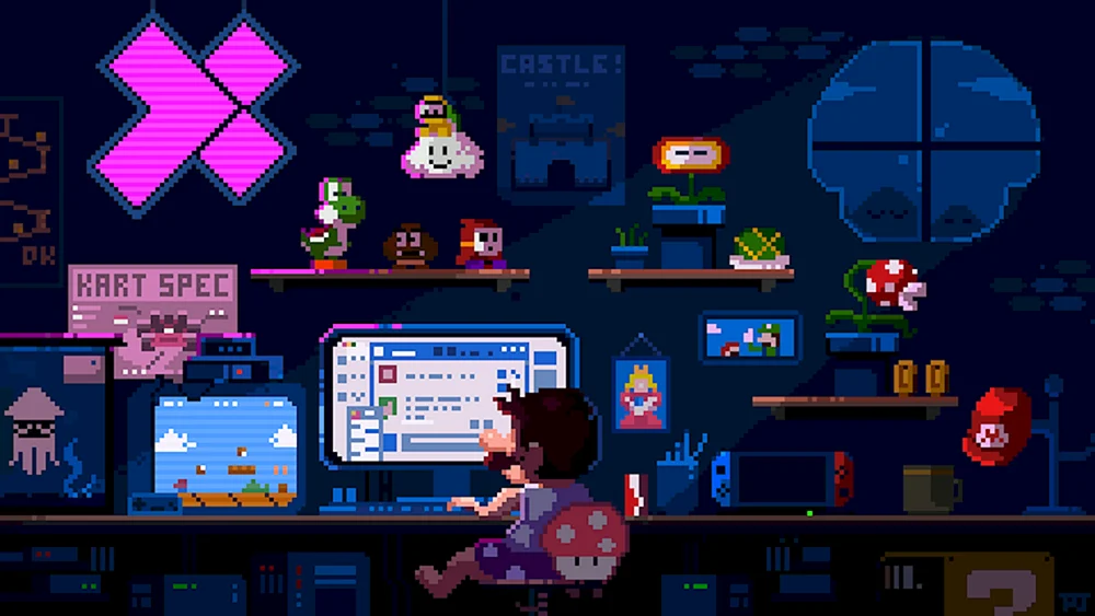 Pixel Landschaft