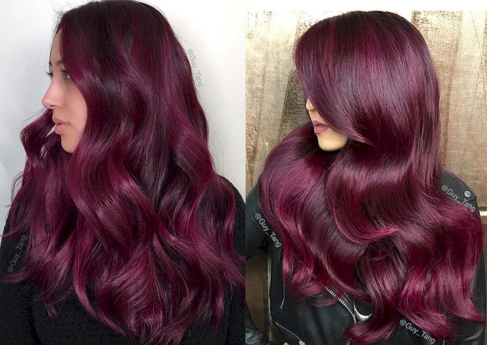 Marsala Haarfarbe