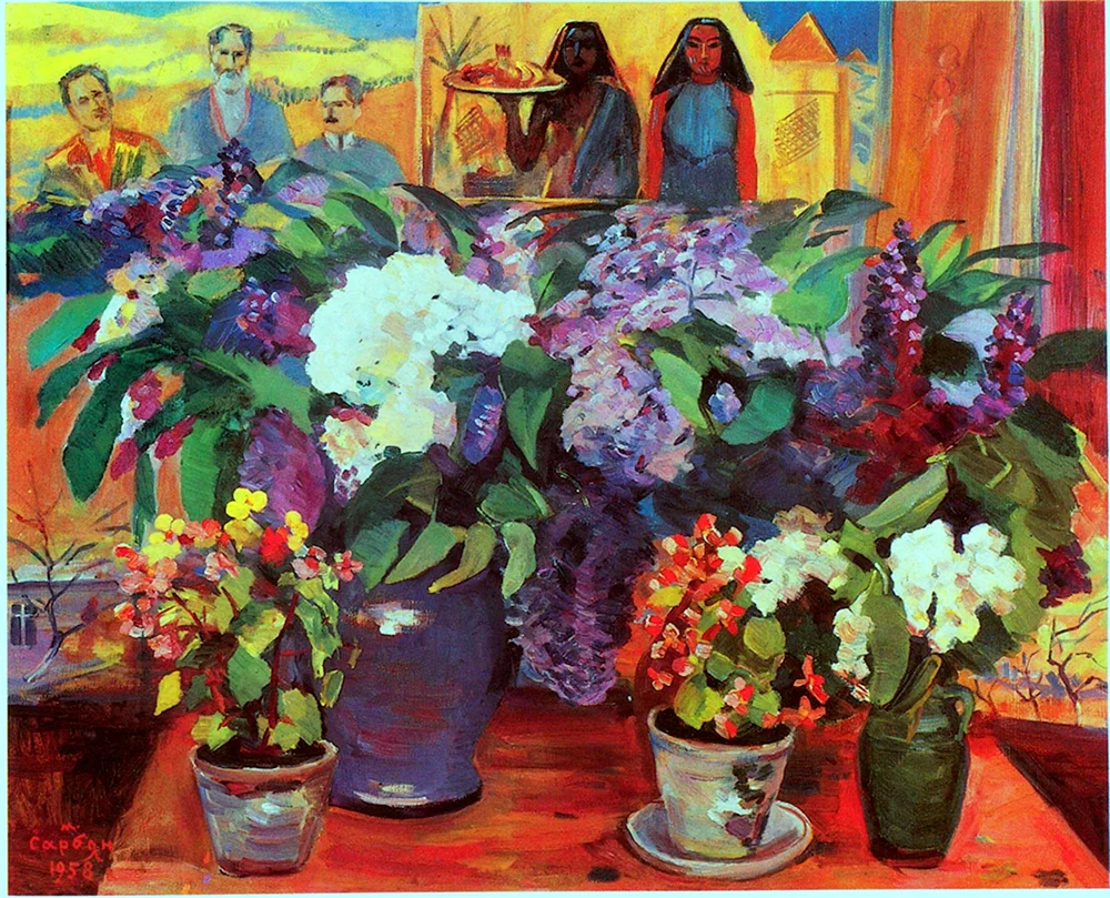 Martiros Saryan Stilleben Trauben