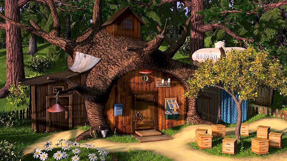 Bärenhaus von Mascha und der Bär