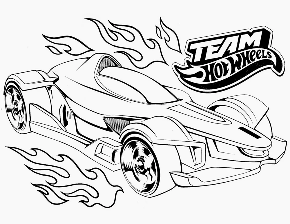 Rennautos Hot Wheels färben