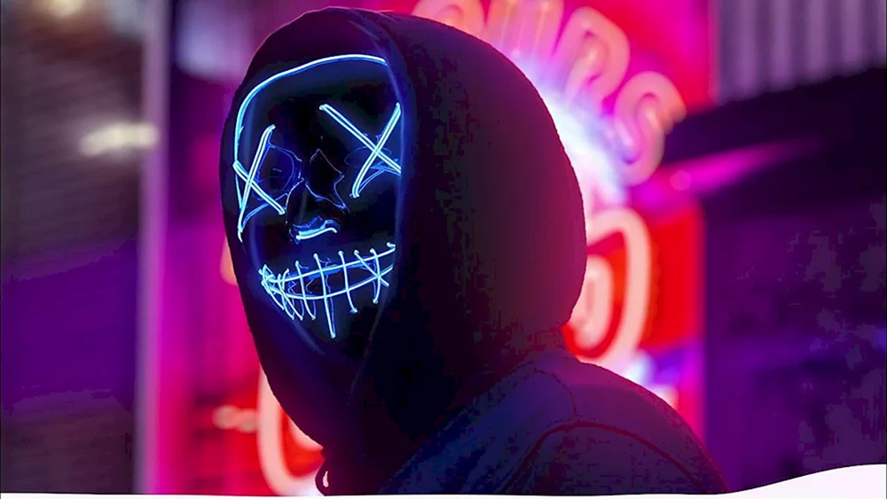 Coole Typen in Masken